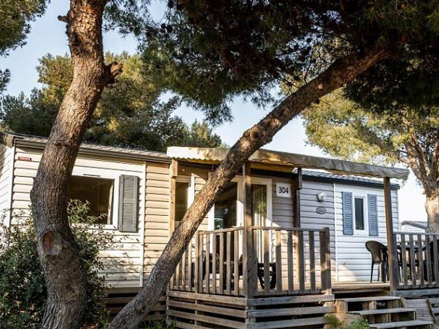 Camping de l' Arquet - Mobilheim 6 personen - Mobil Home Premium 2 Zi 4/6 Pers Clim in Couronne Vieille, Martigues