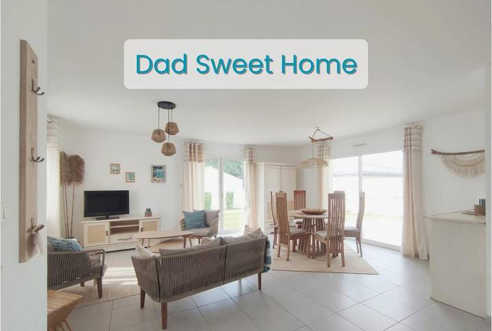 Location de vacances pour 6 personnes, avec jardin et terrasse à Bois-de-Céné