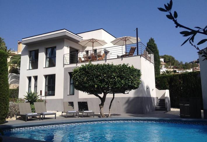 Ferienhaus für 9 Personen, mit Balkon und Garten in Benissa