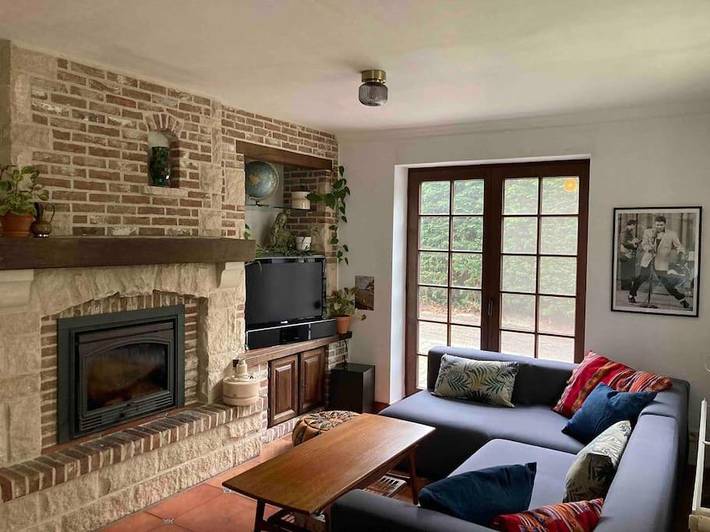 Location de vacances pour 9 personnes, avec vue et jardin à Wachtebeke