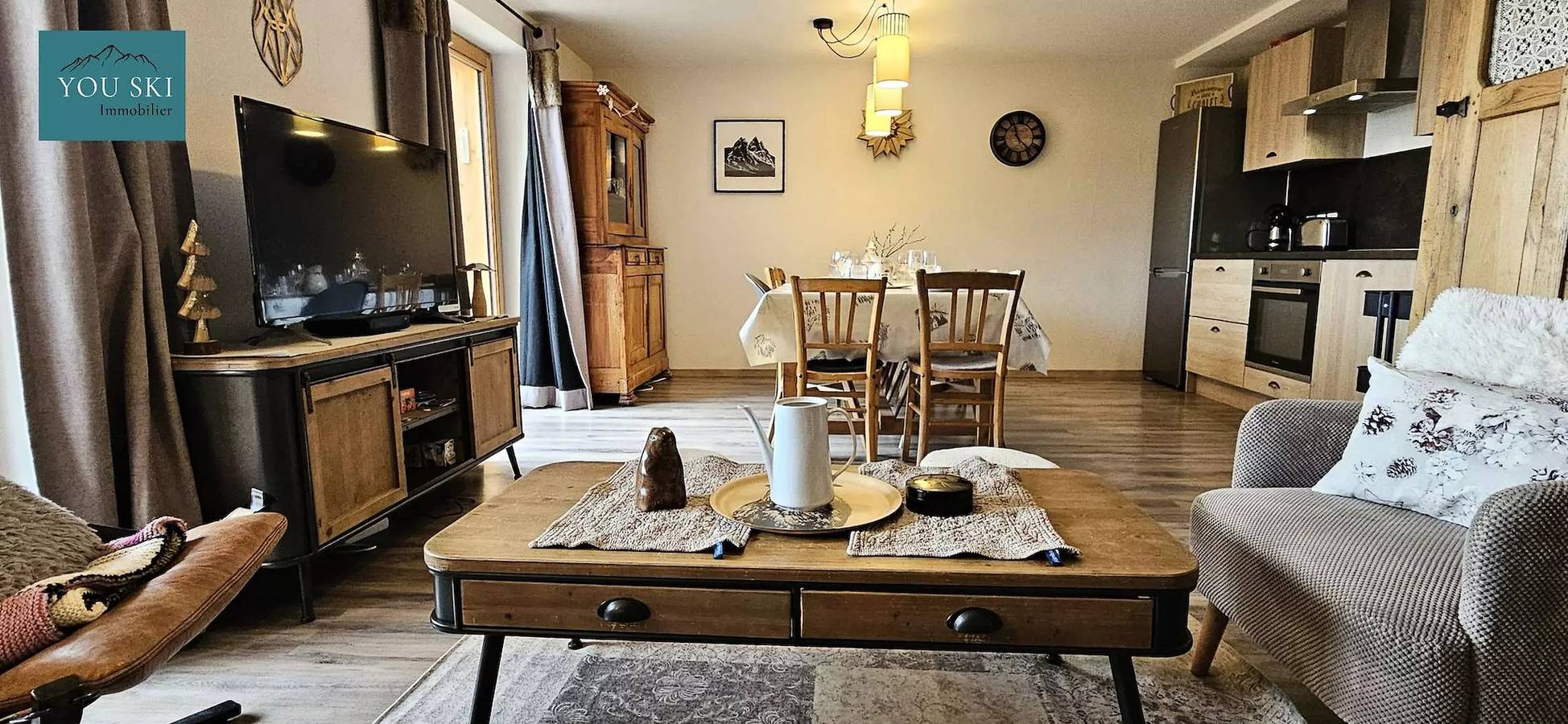Entire apartment, Prestige T5 at the foot of the slopes for 10 people in Saint-Sorlin-d'Arves, Saint-Jean-de-Maurienne region