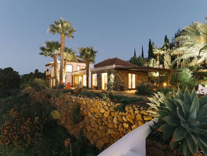 Ferienhaus für 7 Personen, mit Ausblick und Balkon sowie Garten und Pool in Puntagorda - 2