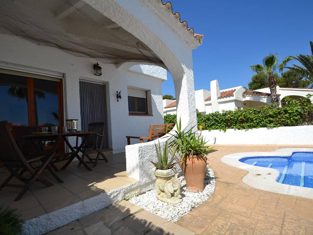 Casa Vista Mar/Les Dunes avec la piscine privée in Platja de Riumar (Deltebre), Riumar