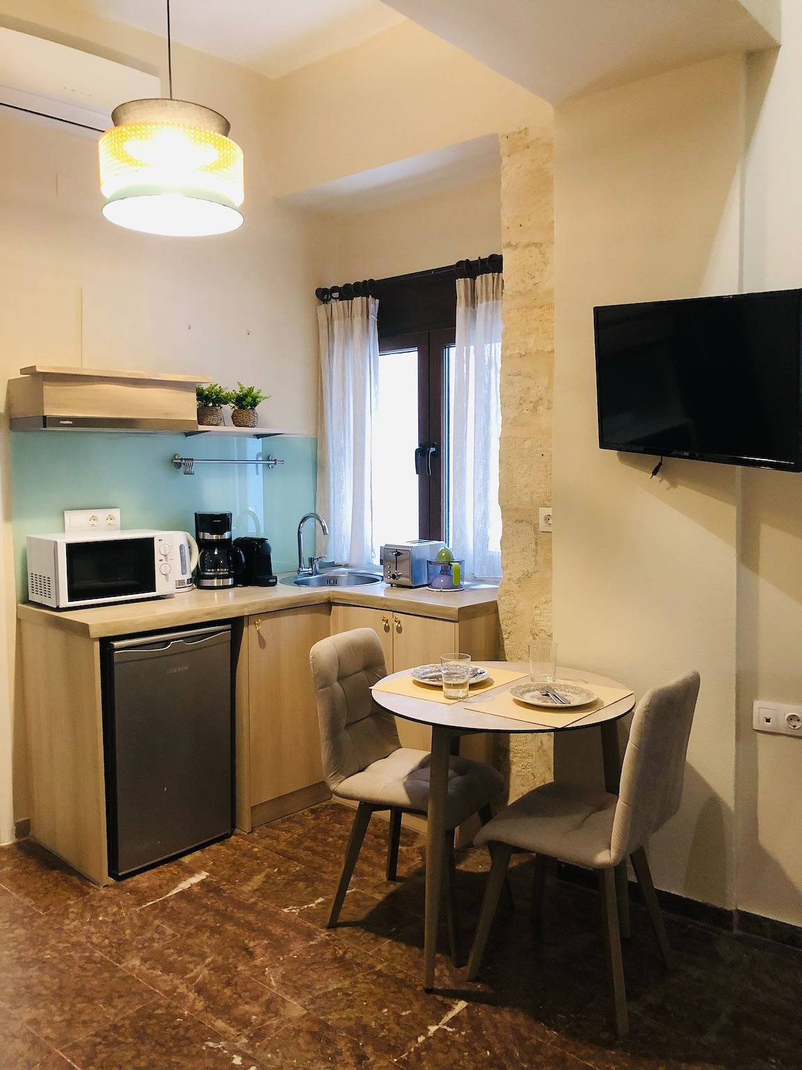 Appartement entier, Appartement de vacances pour 3 personnes avec terrasse in Réthymnon (Ville), Région de Réthymnon