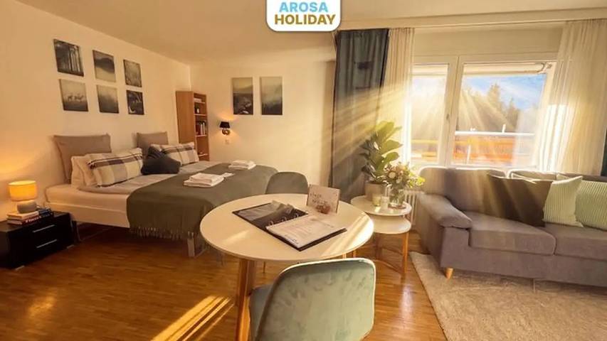 Ferienwohnung für 2 Personen, mit Balkon in Arosa