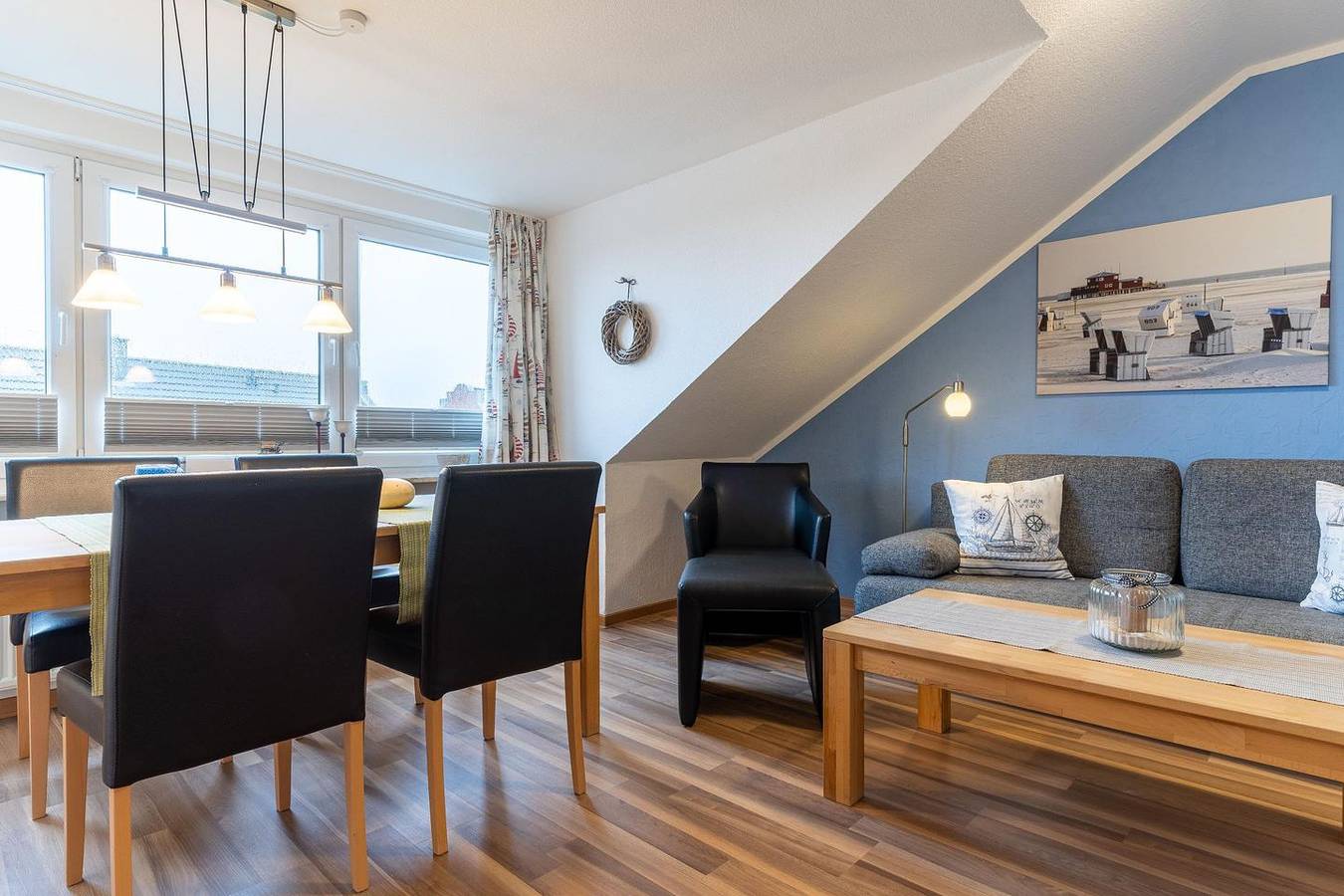 Ganze Wohnung, Lachmöwe 10 - Apartmenthaus Deichbude am Strand- 1a Lage zum Hauptstrand in St. Peter-Ording, Eiderstedt