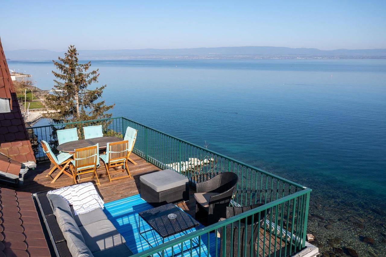 Appartement entier, La Villa du Lac - Appartements de vacances - Les pieds dans l'eau in Maxilly-sur-Léman, Région de Thonon-les-Bains