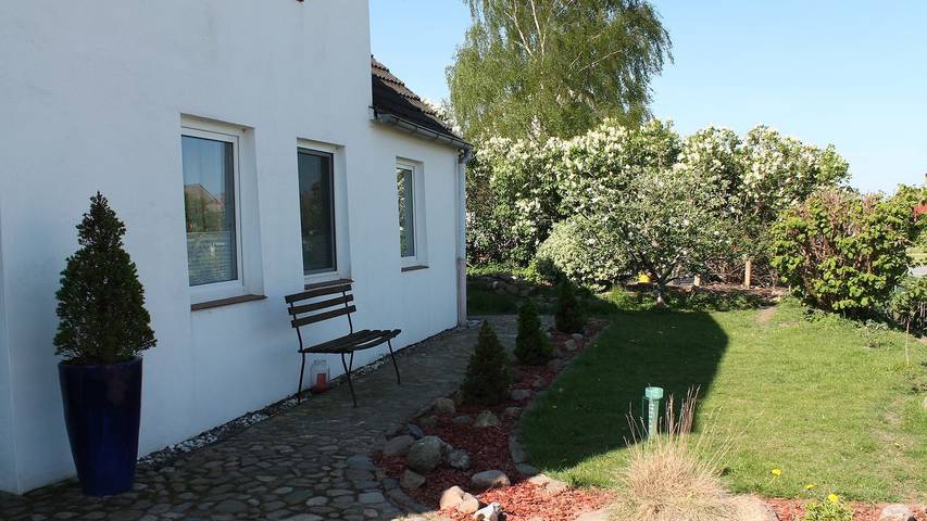 Ferienwohnung für 4 Personen, mit Garten und Terrasse, mit Haustier in Pepelow