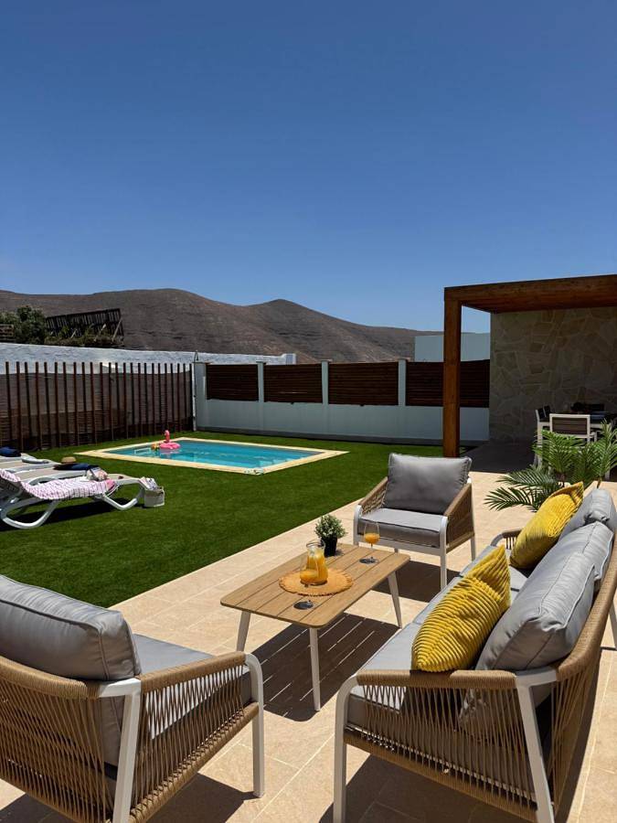 Villa voor 6 personen, with uitzicht and tuin as well as zwembad op Fuerteventura