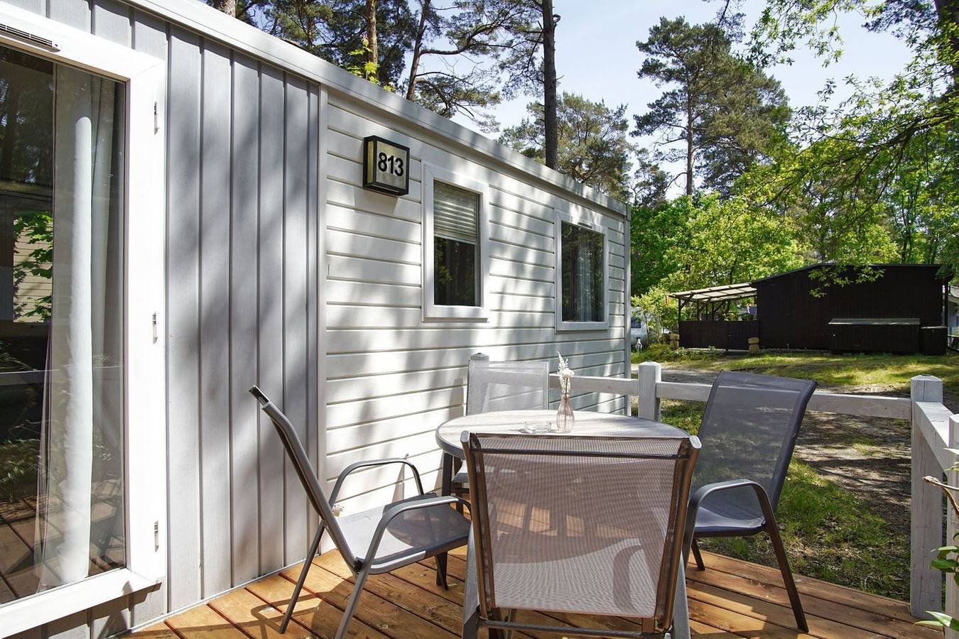 Kleines aber feines Ferienhäuschen in Strandnähe  - Tiny Chalet Nr. 813 in Göhren, Rügen