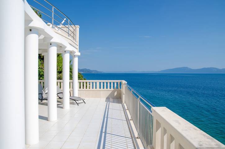 Dom dla 6 osób, z balkon/ taras w Podaca