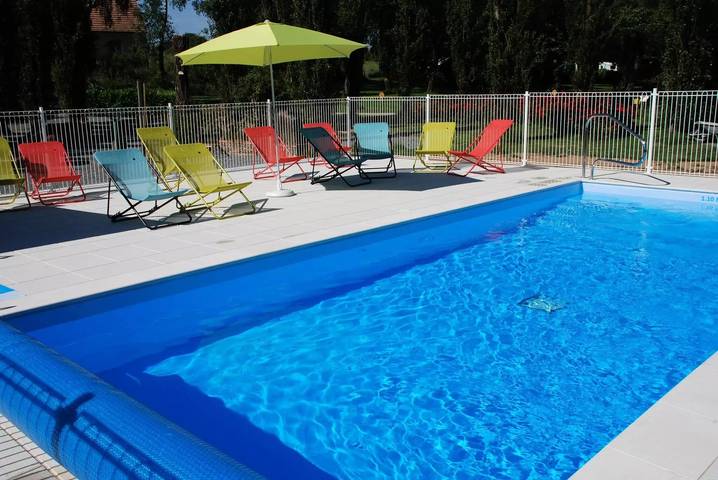 Mobilheim Evolution 45 m² (24 m² + 21 m² Terrasse) – 2 Schlafzimmer 4 Personen in Le Grez, Parc naturel régional Normandie-Maine