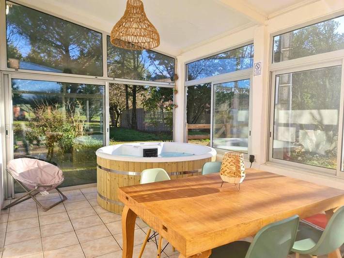 Maison de vacances pour 7 personnes, avec piscine ainsi que vue et jardin, animaux acceptés