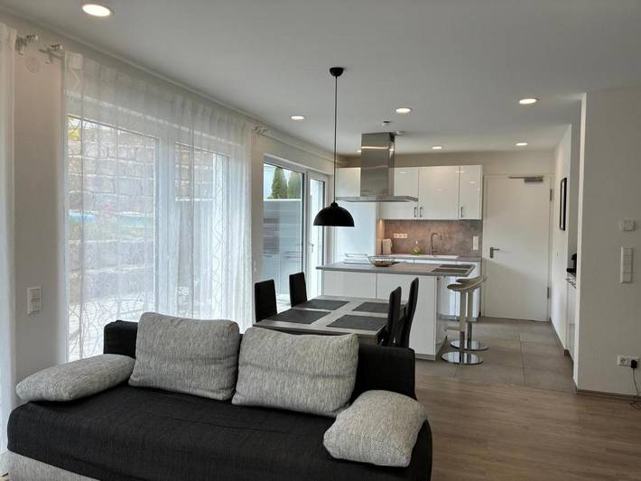 Ferienwohnung für 5 Personen, mit Terrasse und Garten sowie Ausblick in Waldstetten
