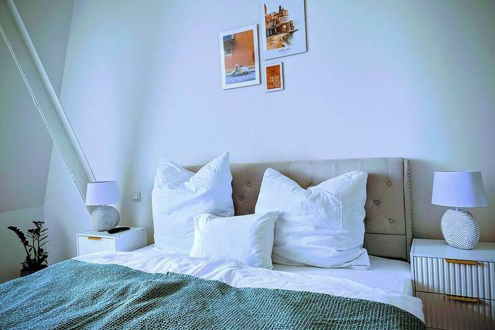 Appartement entier, Retraite familiale exclusive avec terrasse sur le toit et sauna in Magdebourg, Elbe-Börde-Heide