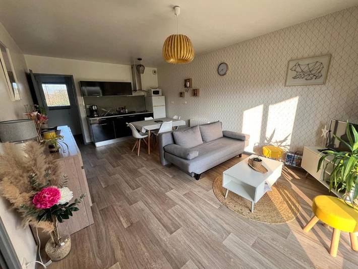 Appartement de vacances pour 4 personnes, avec jardin, animaux acceptés