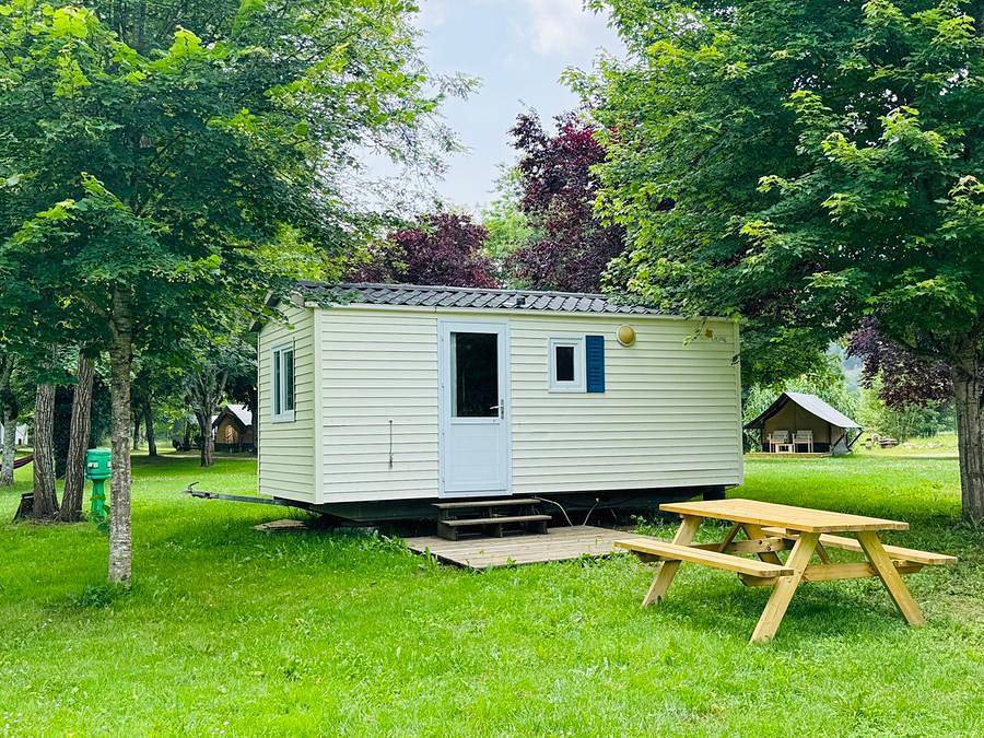 Camping Le Célé - Mobilhome 4 personnes - Nina in Saint-Sulpice (Lot), Parc Naturel Régional des Causses du Quercy