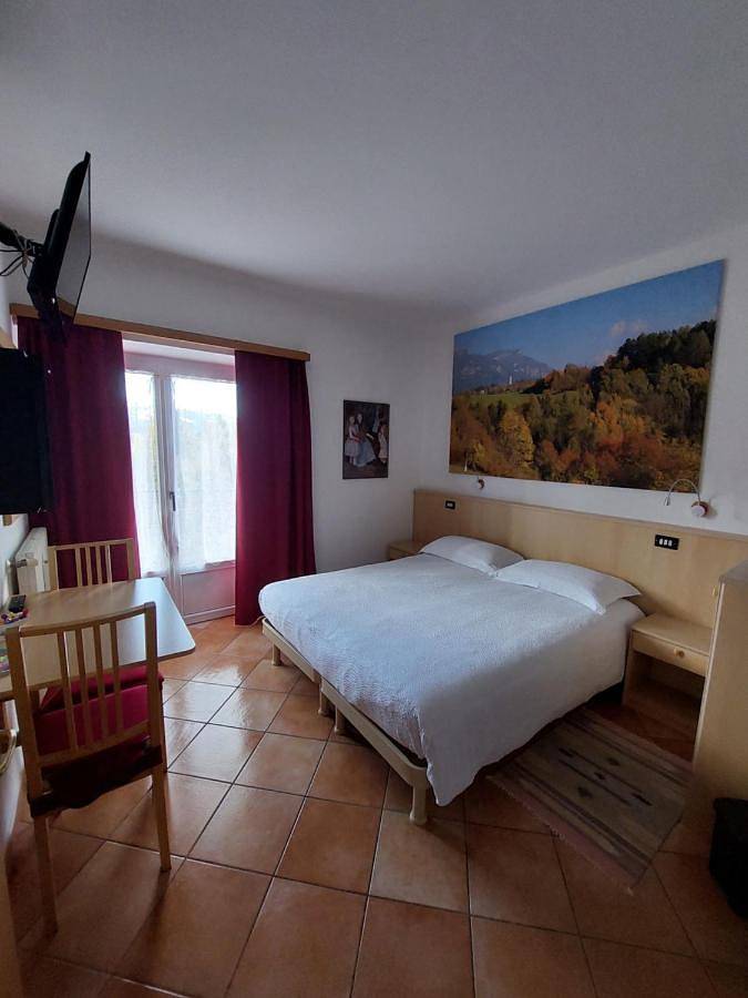 Double Room with Balcony in Cavalese, Fleimstaler Alpen