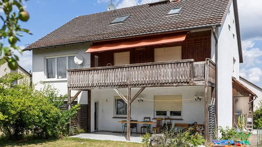 Ferienwohnung für 6 Personen, mit Garten