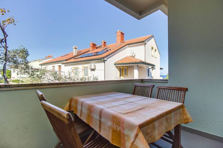 Apartament wakacyjny dla 4 osób, z balkon/ taras w Mali Lošinj