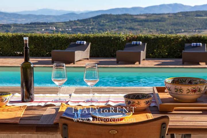 Villa für 7 Personen, mit Garten und Balkon sowie Whirlpool