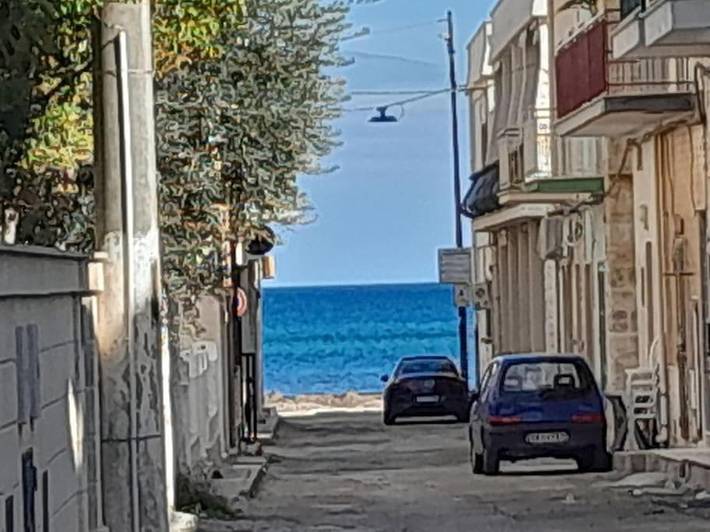 Appartamento per 2 persone, con balcone e panorama in Torre Canne