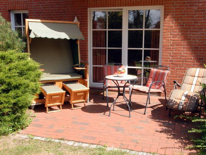 Ferienwohnung für 2 Personen, mit Terrasse