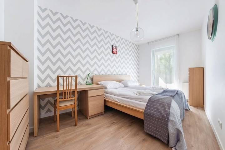 Apartamento vacacional entero, Apartamento de vacaciones para 4 personas con balcón in Brzeźno, Gdansk