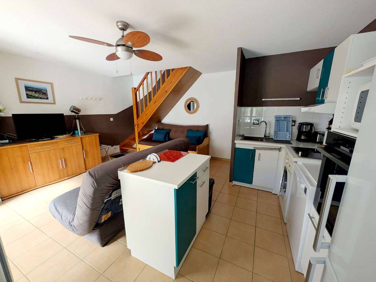 Appartement de vacances entier, Jolie et agréable Maison de vacances avec veranda,  2 chambres pour 4 couchages, Résidence sécurisée in Portiragnes Plage, Portiragnes