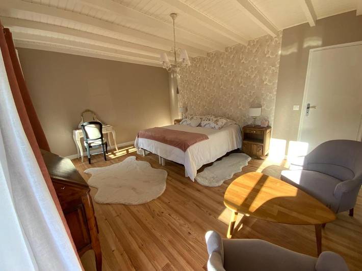 Chambre d’hôte pour 2 personnes, avec terrasse et jardin