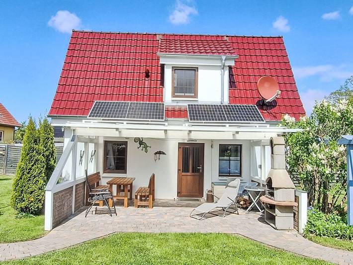 Ferienhaus für 4 Personen, mit Terrasse und Garten, mit Haustier