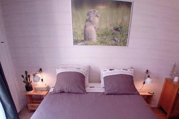 Gîte pour 4 personnes, avec balcon dans Alpe du Grand Serre
