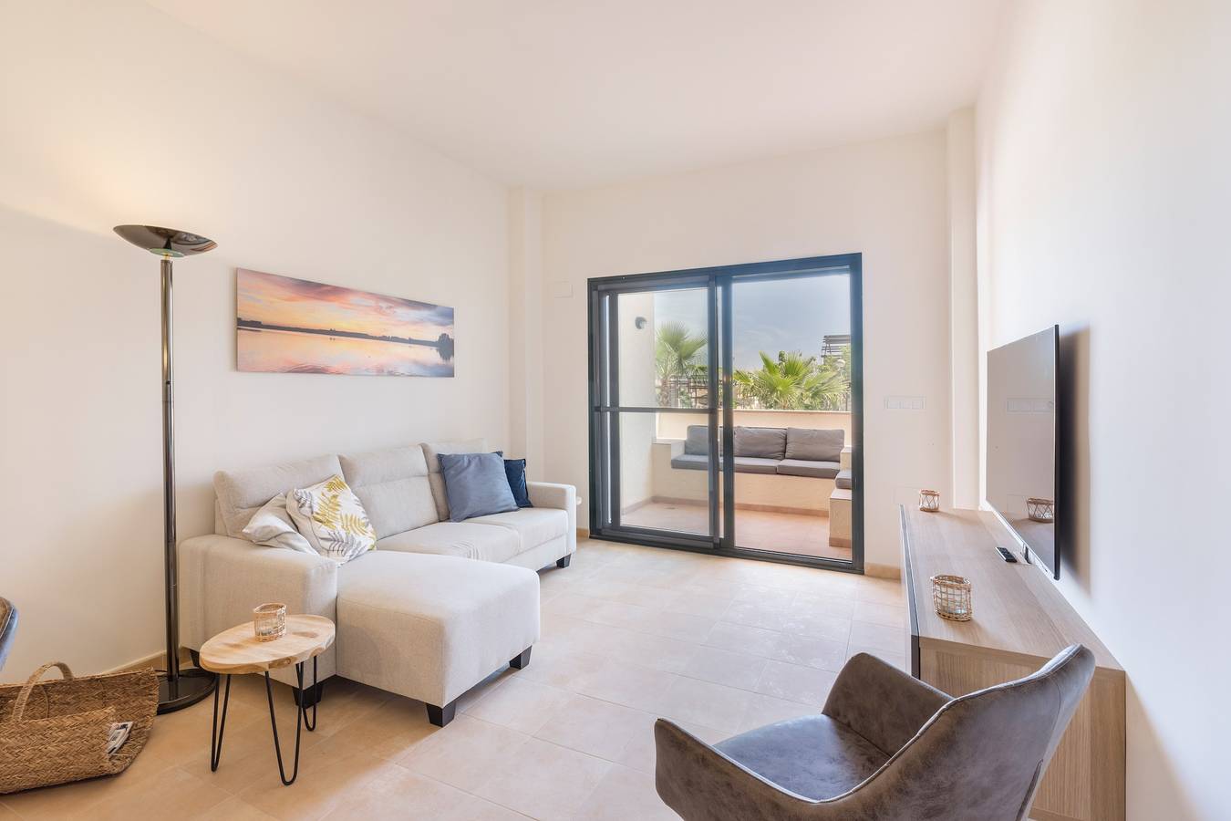 Entire apartment, Apartment 'El Oasis Martinica 8 Bajo A' with Shared Pool, Wi-Fi and Air Conditioning in Hacienda del alamo, Fuente Alamo de Murcia