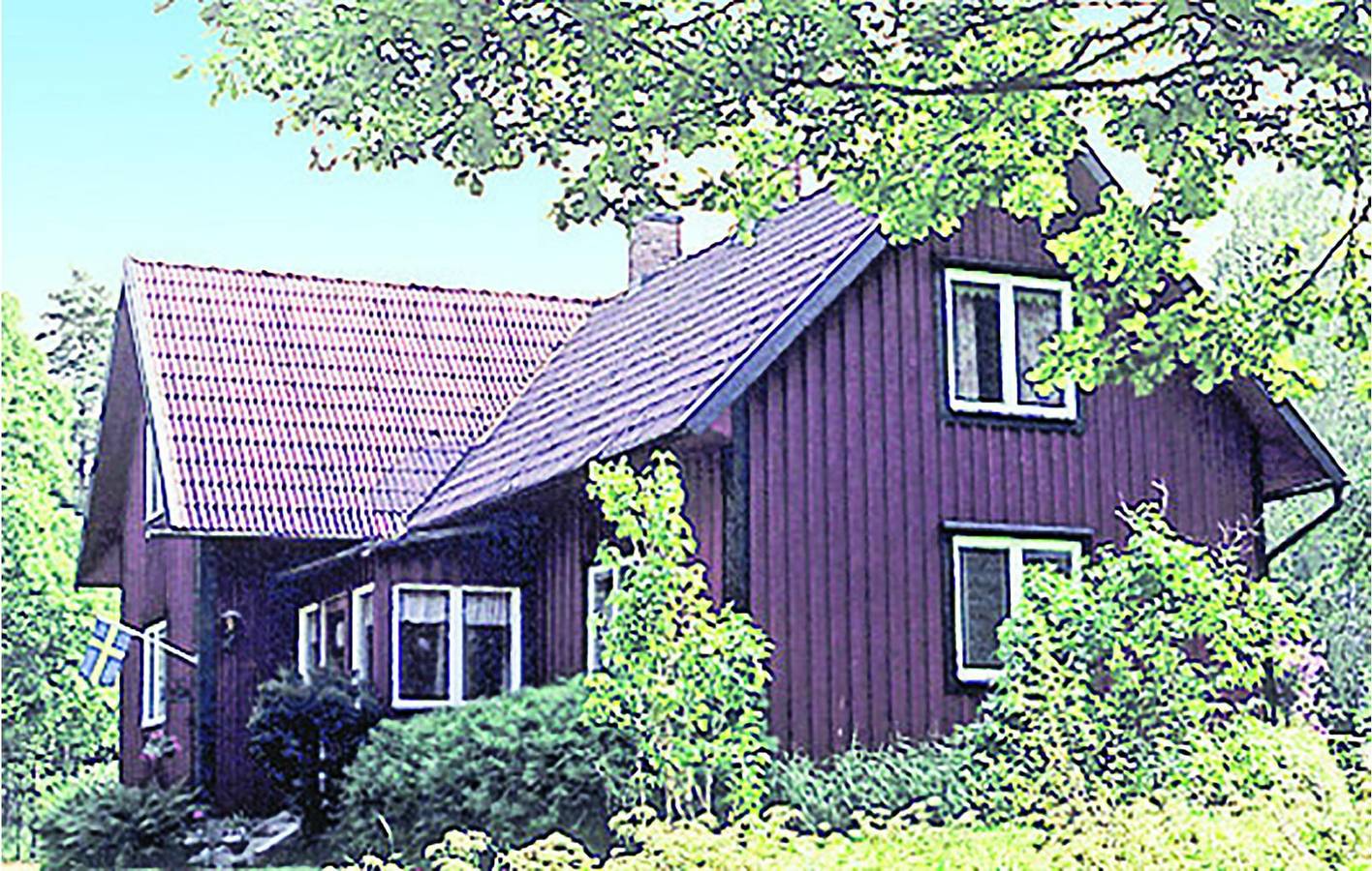 Ferienhaus für 6 Personen mit Terrasse in Hylte, Halland