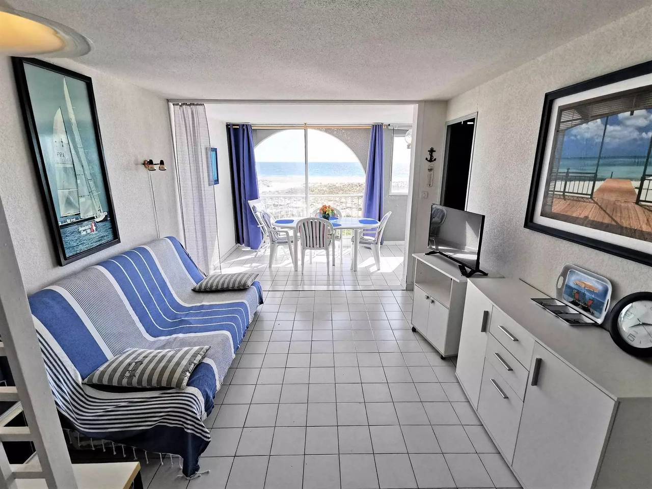 Appartement entier, Appartement deux pièces pour 4 personnes avec très belle vue sur mer. Réf: 1Cop_825H in Port Leucate, Leucate