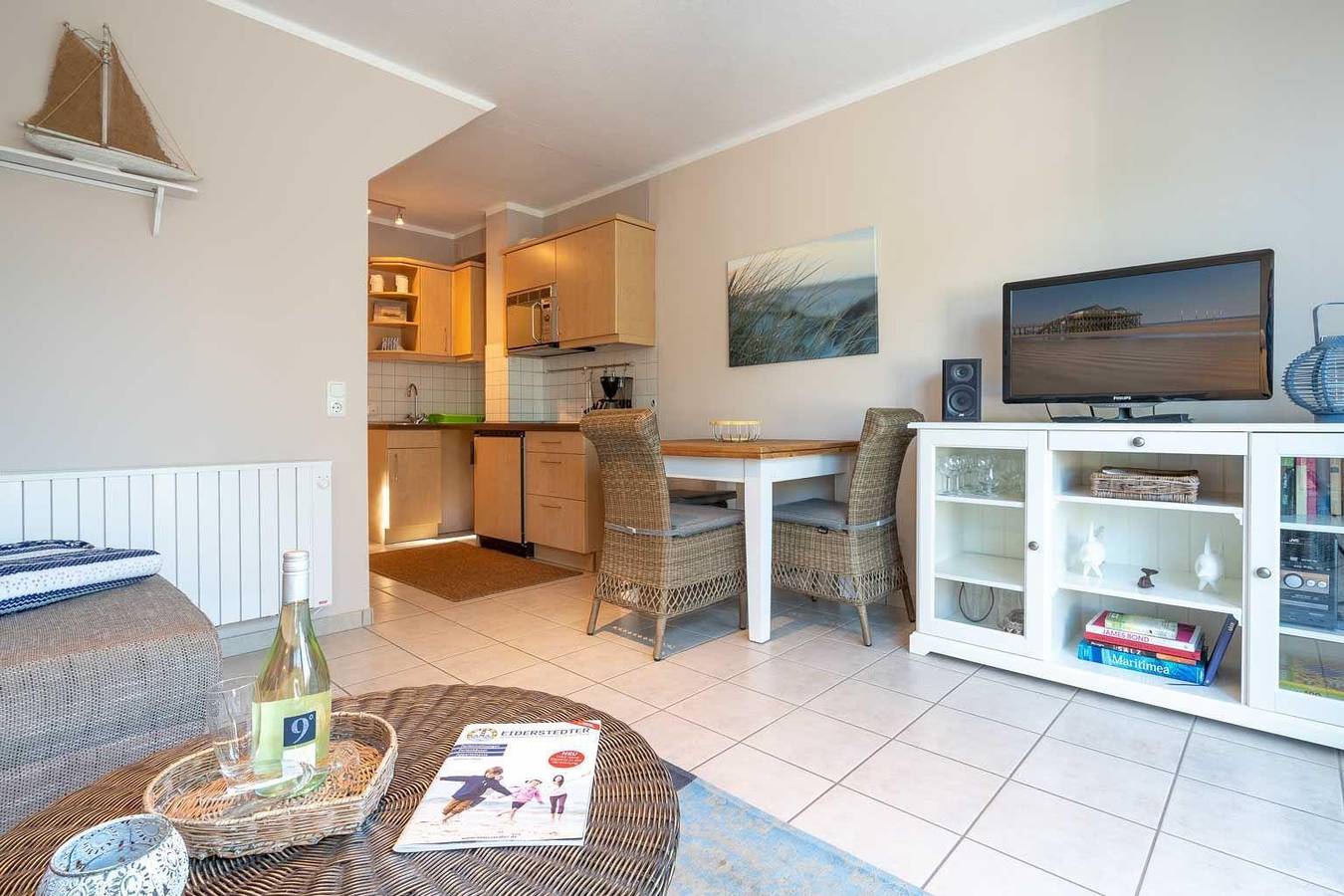 Ganze Ferienwohnung, Wohnung 1 "Dünensonne Eg" (Id 227) in St. Peter-Ording, Eiderstedt