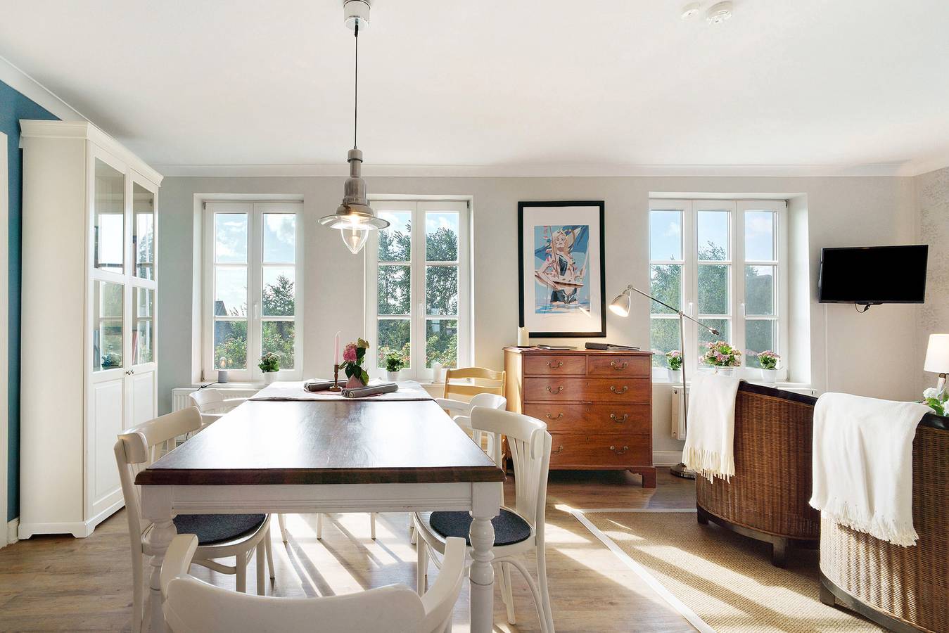 Ganze Wohnung, Apartment 'Luv' mit Gemeinschaftsgarten und Wlan in Pellworm, Nordfriesische Inseln