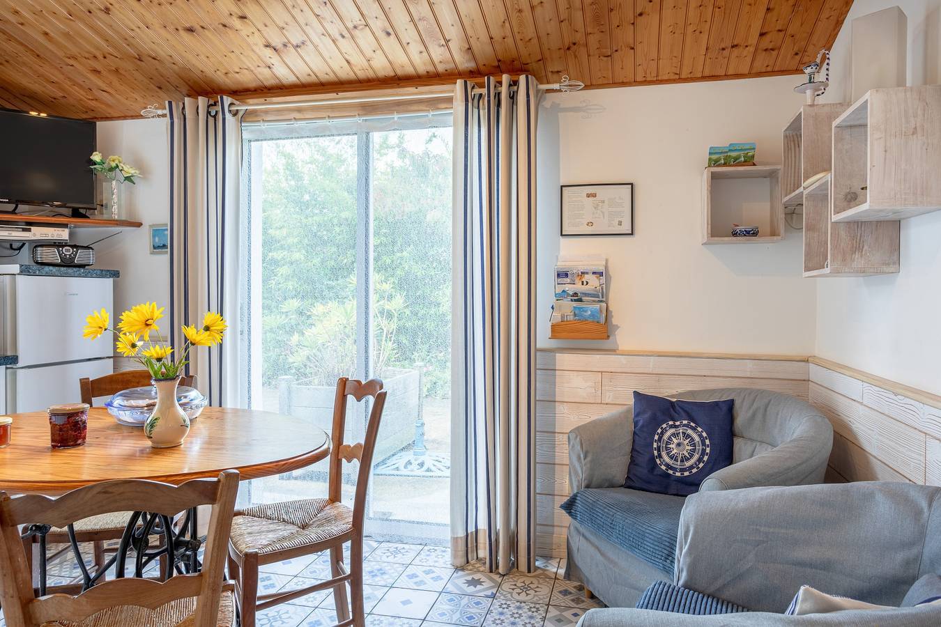 Vakantiehuis 'Gîte Tout Confort 800m Plage' met privé terras en privé tuin, foto 9