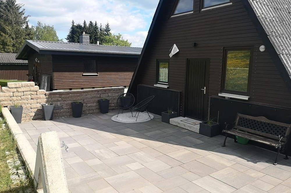 Ferienhaus Fynnhütte - Ferienhaus, Dusche oder Bad, Wc, 2 Schlafräume in Tann, Rhön-Hessen