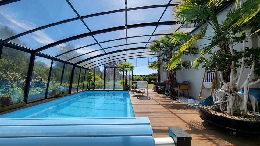 Ferienwohnung für 2 Personen, mit Pool und Garten sowie Ausblick, mit Haustier - 1