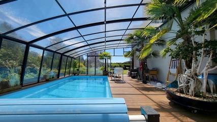 Ferienwohnung für 2 Personen, mit Pool und Garten sowie Ausblick, mit Haustier in Niederschlesien