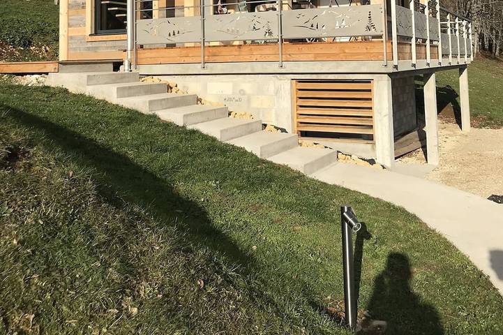 Gîte pour 5 personnes, avec Balcon et Jardin à Villers-le-Lac