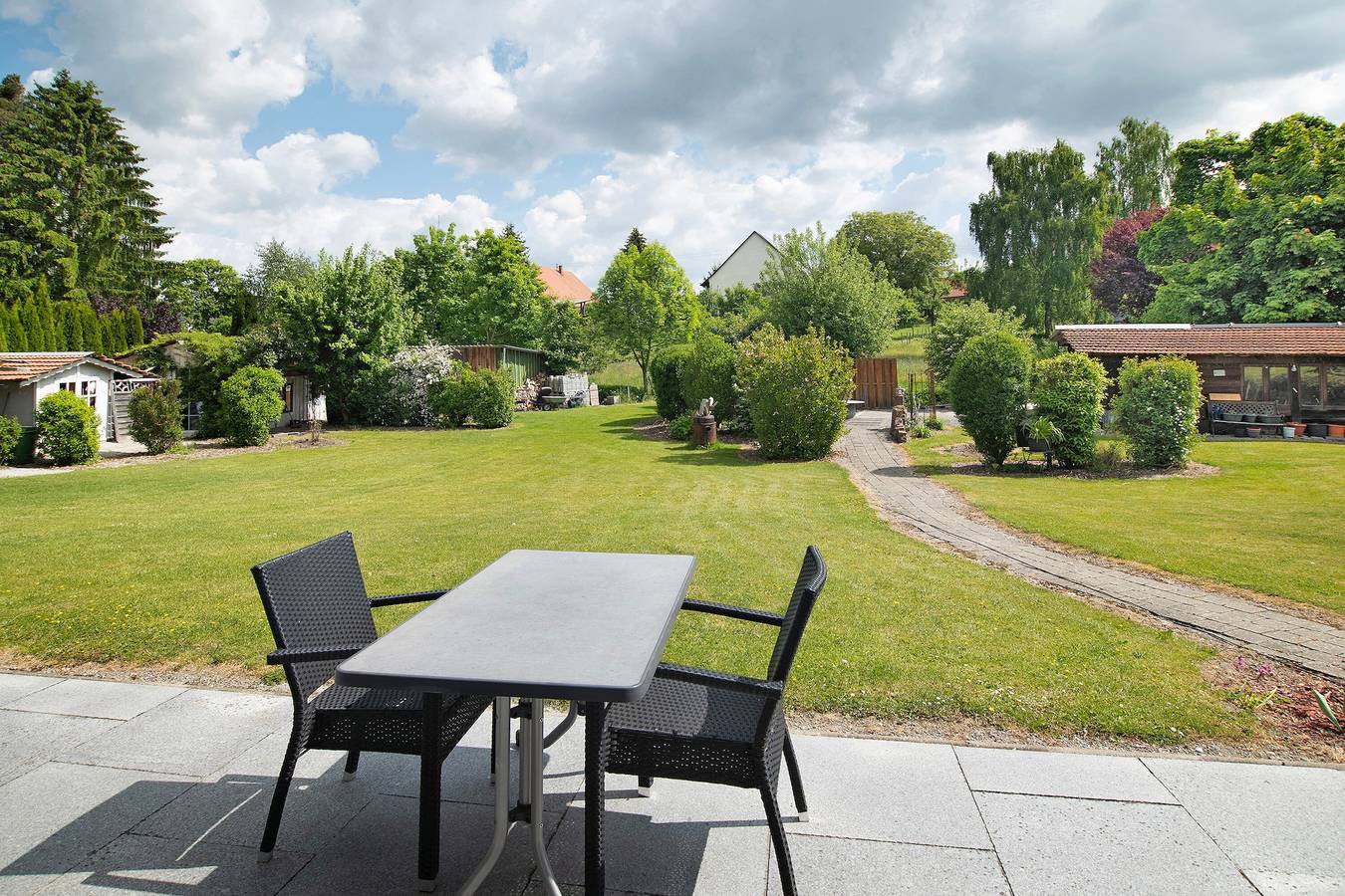 Ganze Wohnung, Ferienwohnung 'Urbach 19' mit Privatterrasse, Gemeinschaftsgarten und Wi-Fi in Bad Waldsee, Region Bodensee-Oberschwaben