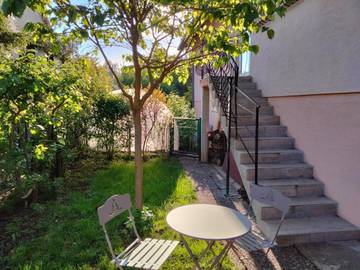 Gîte pour 3 personnes, avec jardin à Ungersheim