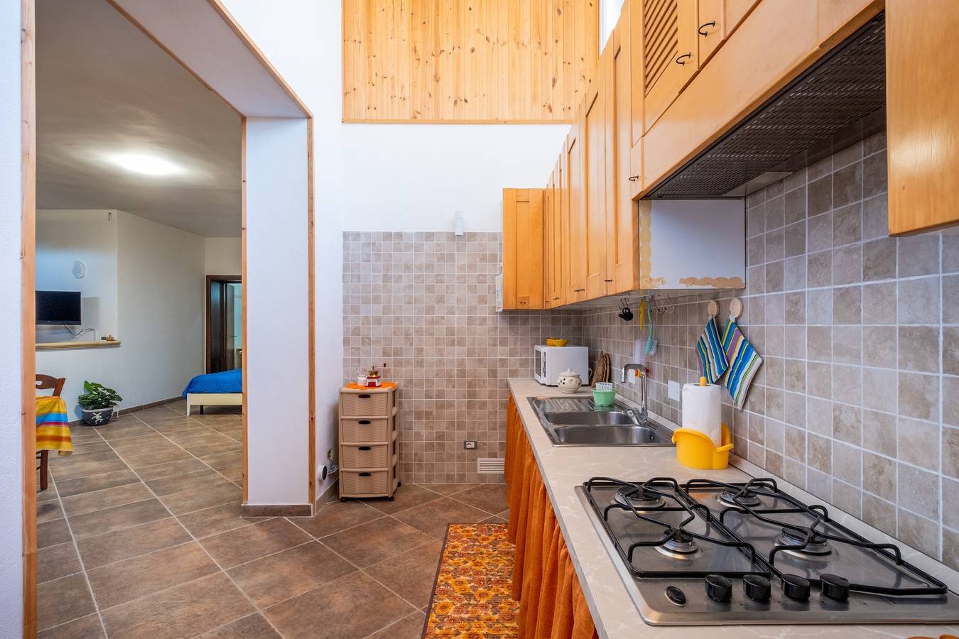 Maison de vacances 'Rosso Pepe' avec terrasse privée, jardin privé et climatisation in Galatone, Province de Lecce