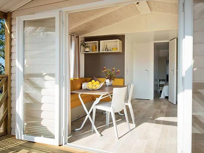 Camping La Montagne - Mobilheim 4 personen - Romarin - 28m² - 2 Schlafzimmer in Sorgues, Vaucluse