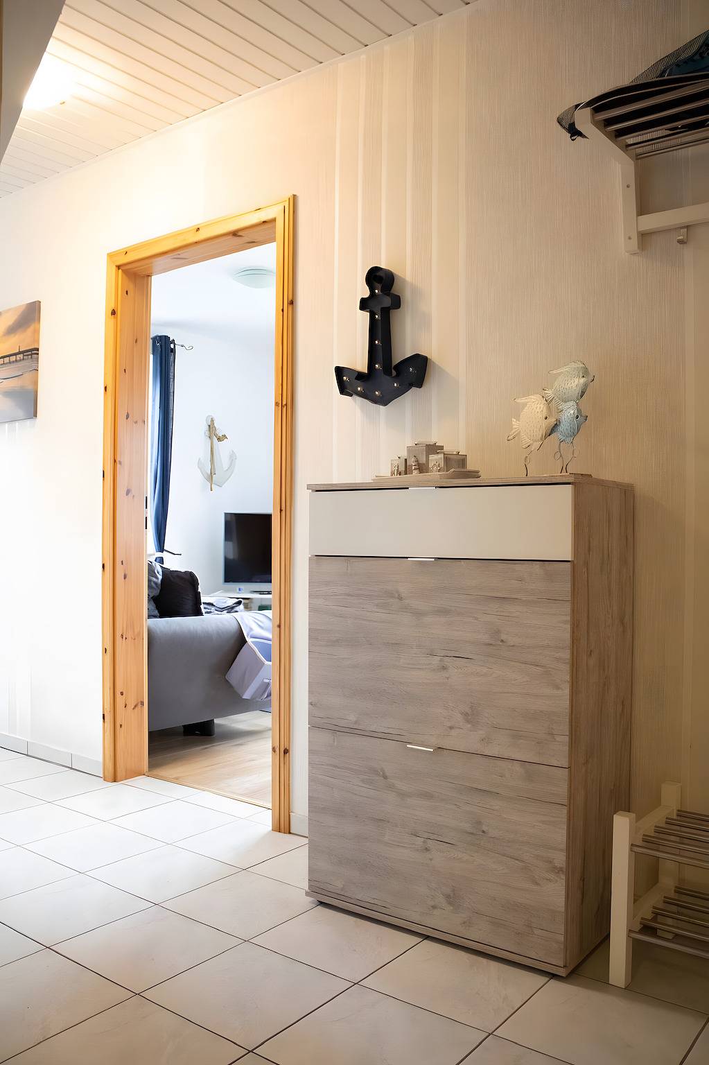 Casa de vacaciones 'Leinen Los' con terraza compartida, jardín privado y Wi-Fi in Campen, Krummhörn