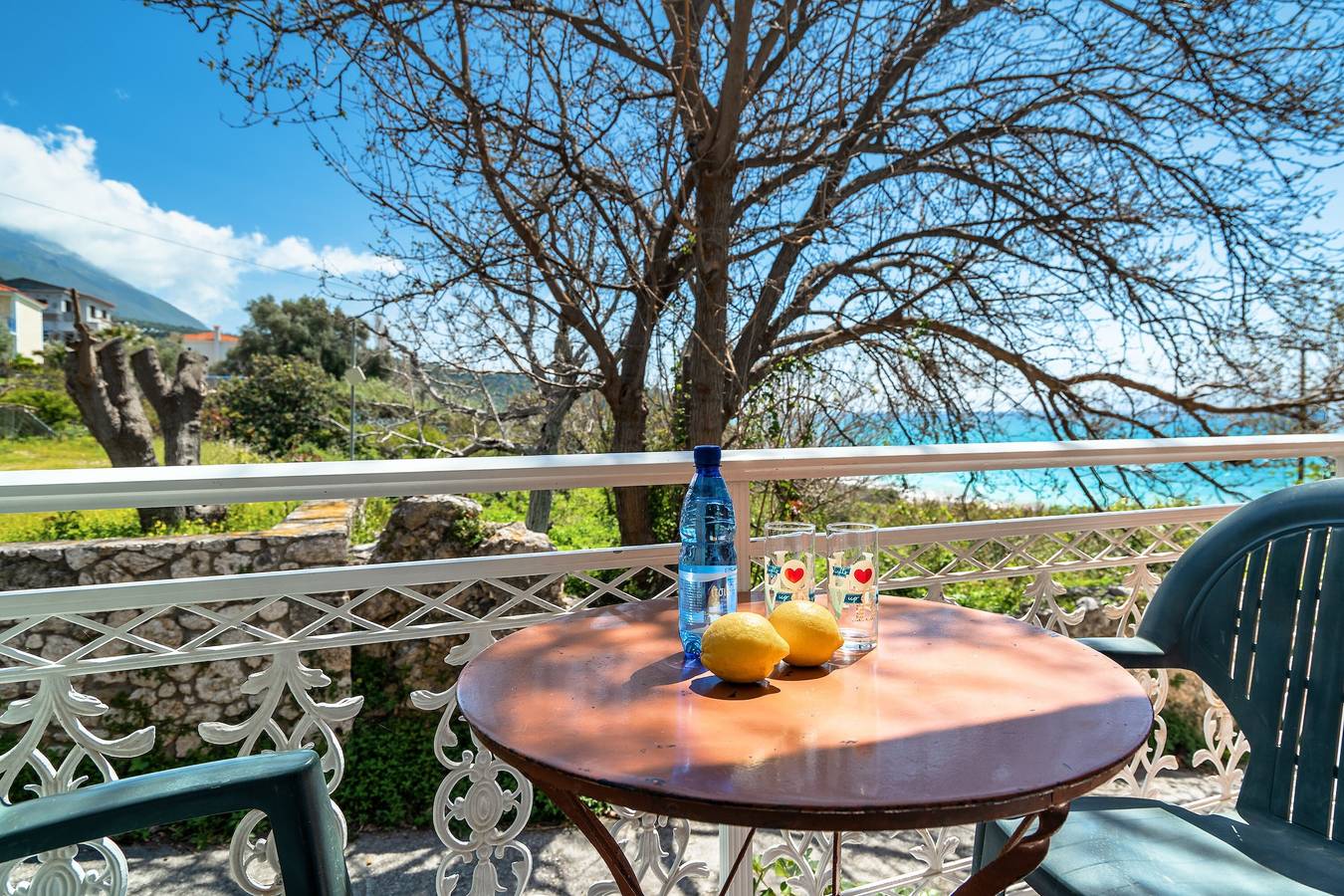 Room “Angela partial sea view 6” with sea view, Wi-Fi, and air conditioning in Kefalonia