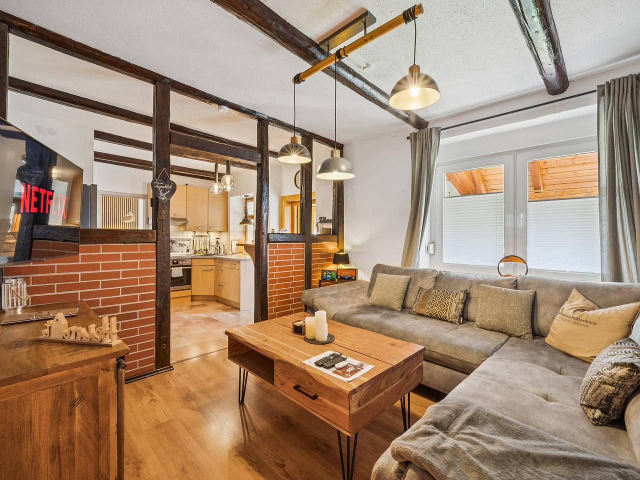 Ganze Wohnung, Ferienwohnung im Harz mit Terrasse und Garten in Straßberg (Sachsen-Anhalt), Harzgerode