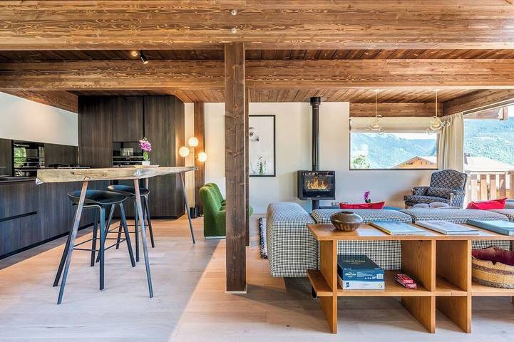 Chalet pour 8 personnes, avec jardin